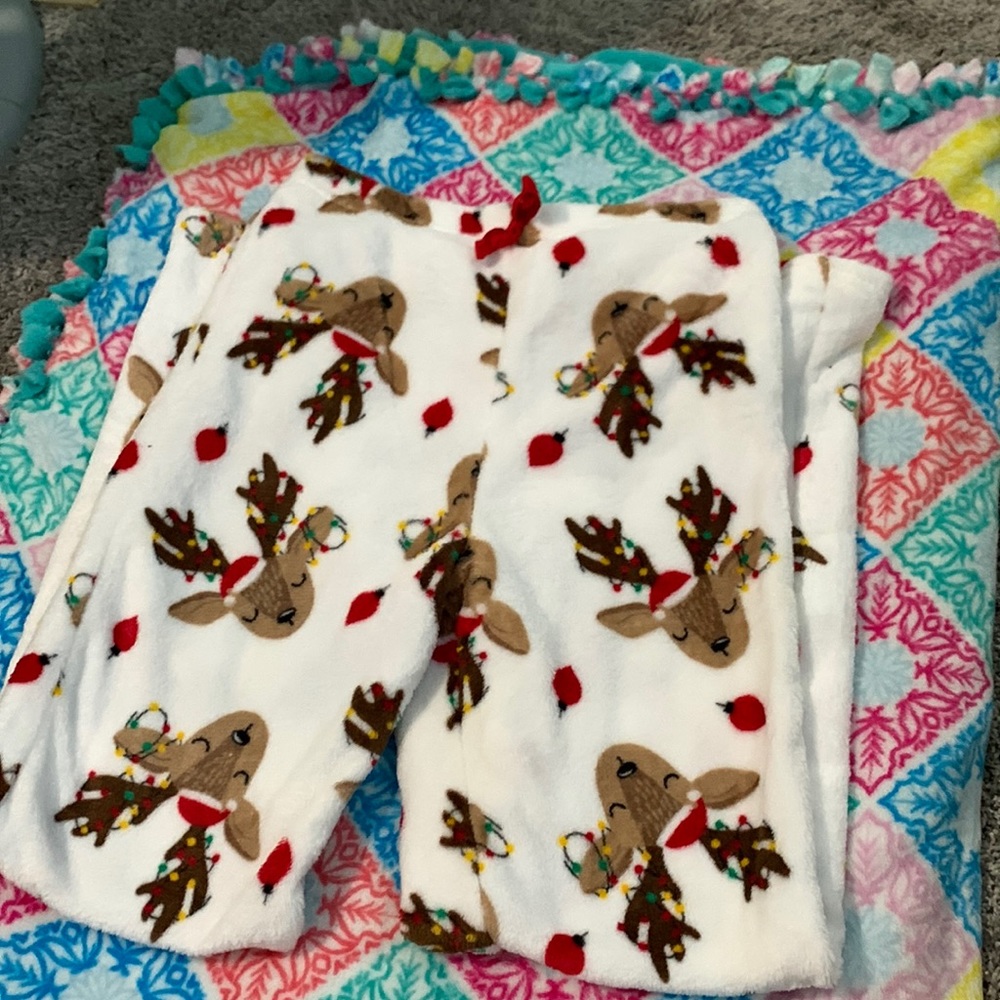 Reindeer pajama pants